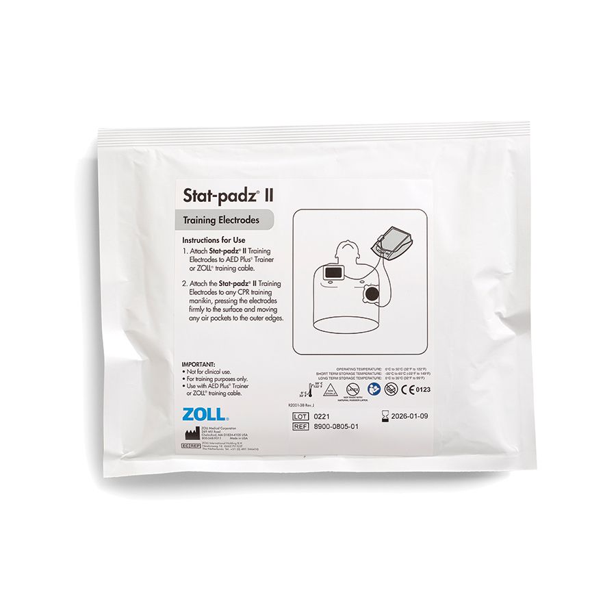 Zoll Stat-Padz II Training Electrodes 8900-0805-01 Zoll Stat-Padz II Training Electrodes 8900-0805-01